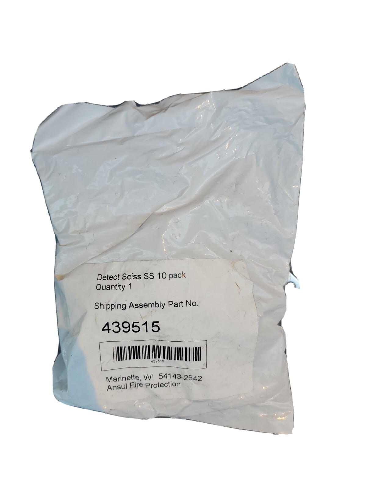 (10-Pk) Ansul Detector Hook Assembly Stainless Steel 439515