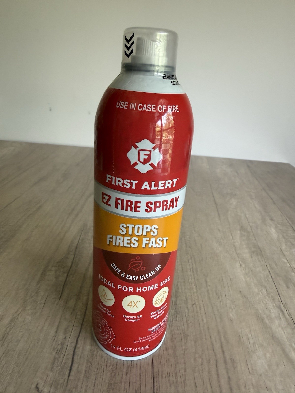 NEW First Alert EZ Fire Spray 14 OZ Stops Fires Fast Exp 03/28/27