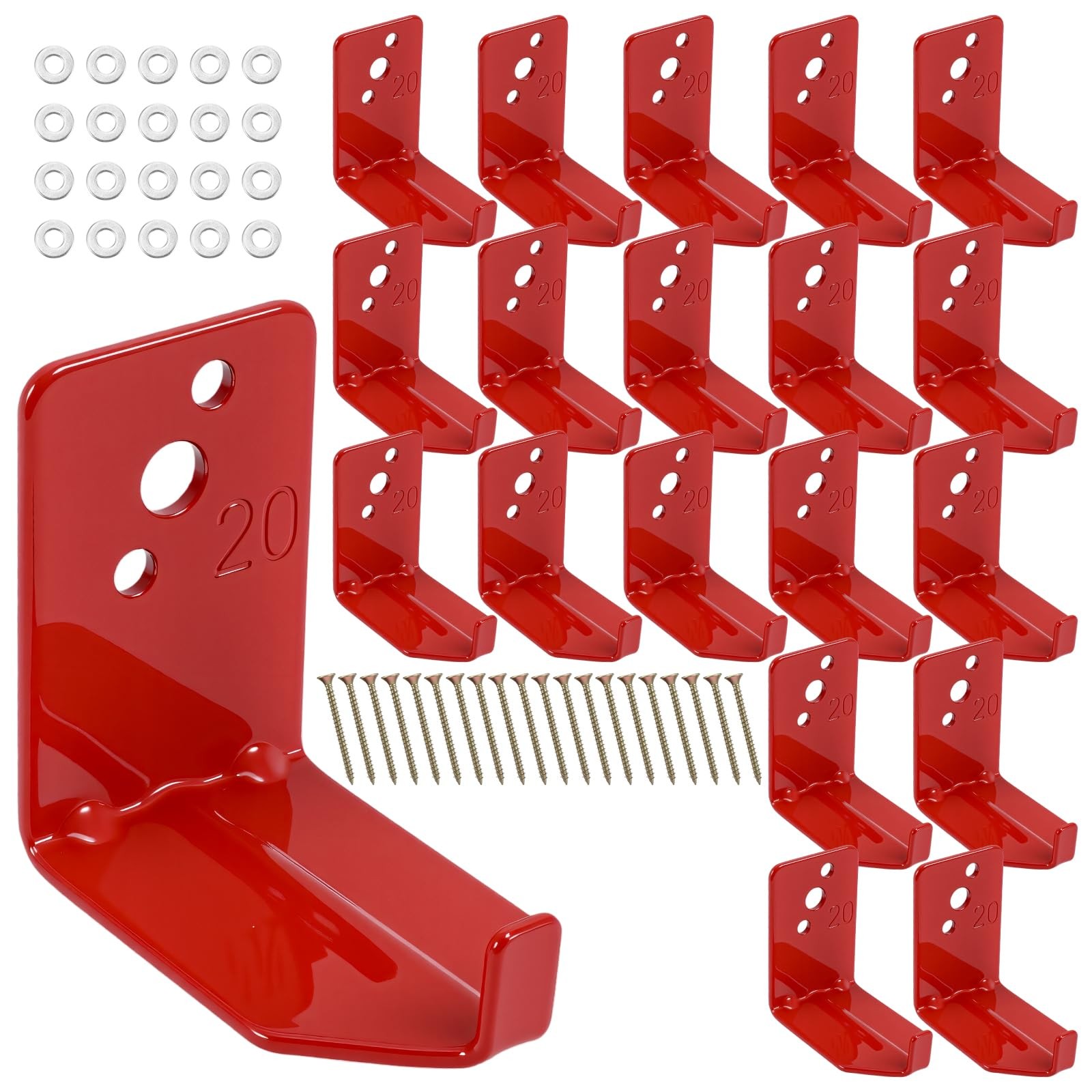 20 PCS Universal Fire Extinguisher Mount Bracket Wall Hook Fits 540 Lb