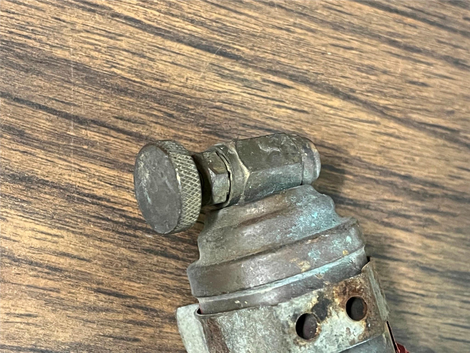 vintage Presto “CB” Mini Motorcycle Brass Fire Extinguisher Made In USA Rare