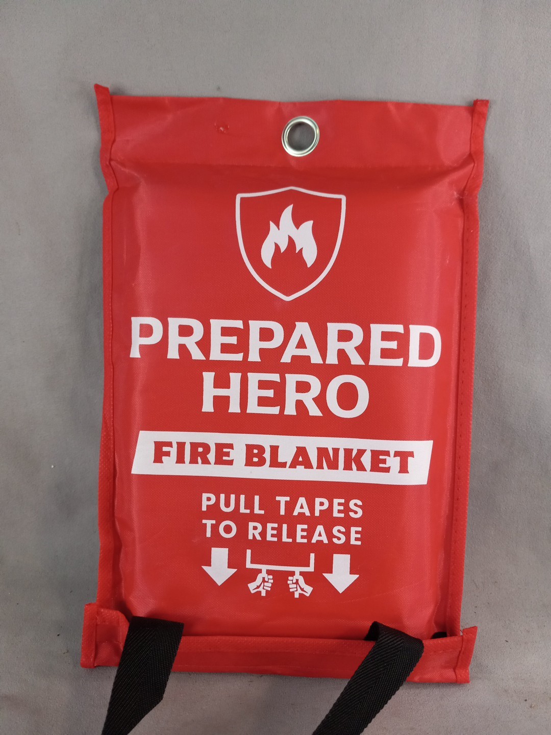 NEW▪︎Prepared Hero Emergency Fire Blanket 39″x39″ Woven Fiberglass Blanket