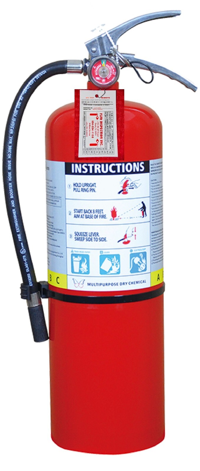 Victory Fire & Gas, 5 LB. ABC Recharable Fire Extinguisher, Tagged, NEW.