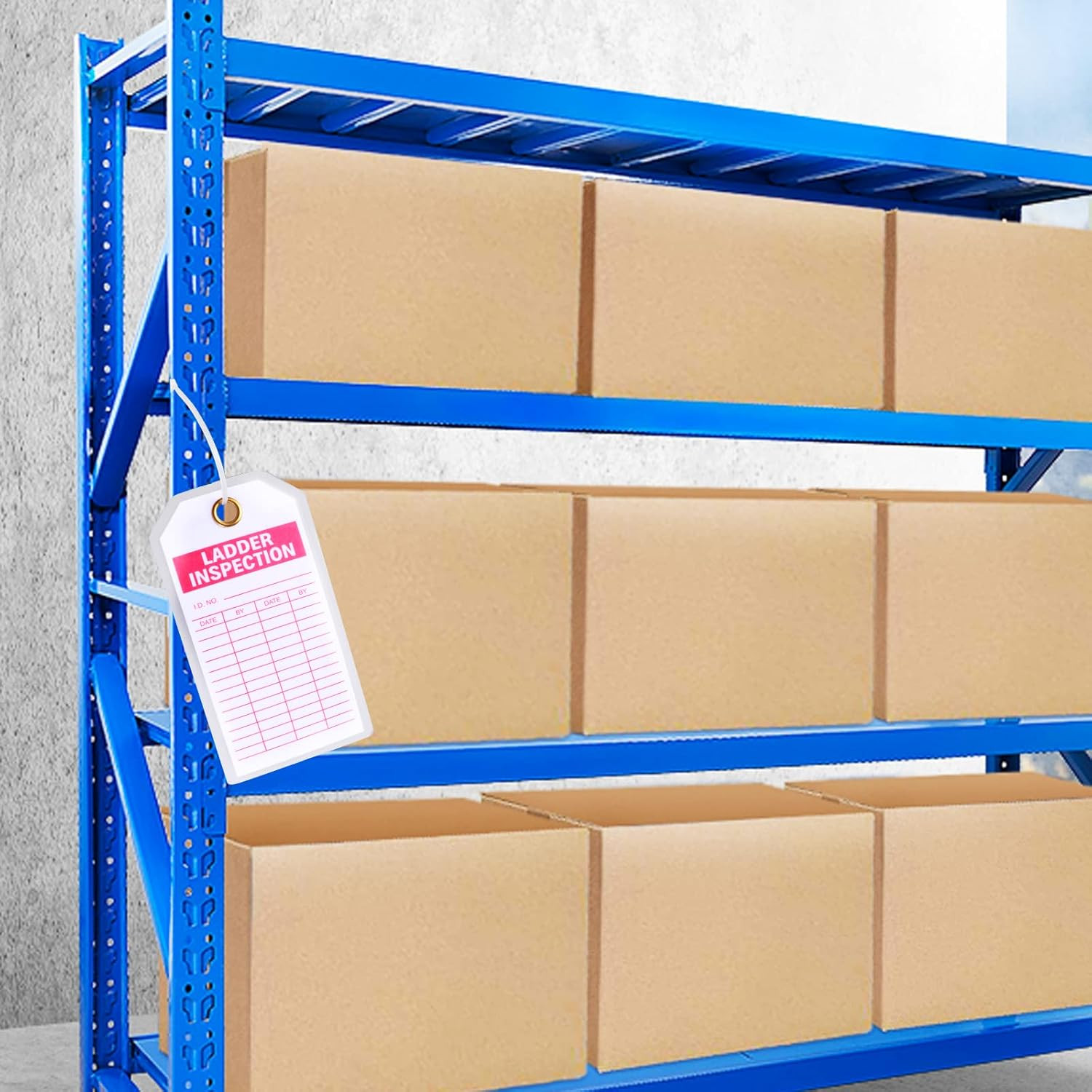 Ladder Safety Inspection Tags, Accident Prevention Tag, Double-Sided Inspection
