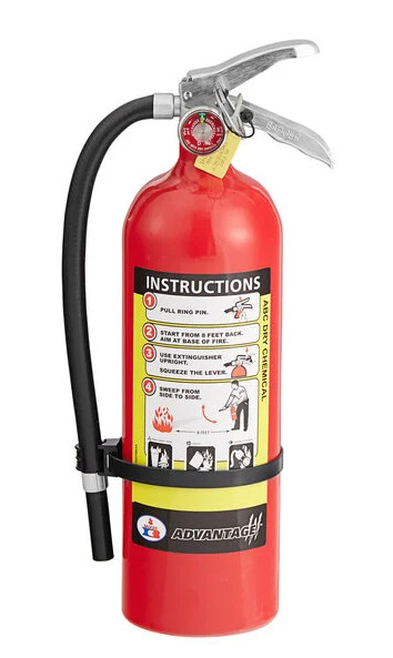 Badger Advantage 5lb ABC Fire Extinguisher w/ Vehicle Bracket – ADV-550B