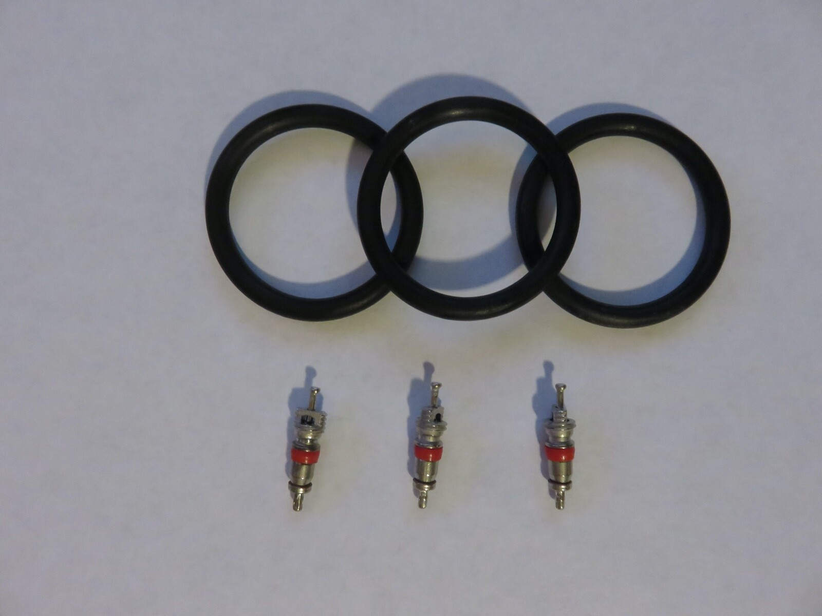 🔥🧯3-AMEREX Water Pressure Replacement Collar “O” Rings W/3-Schrader Cores🔥🧯