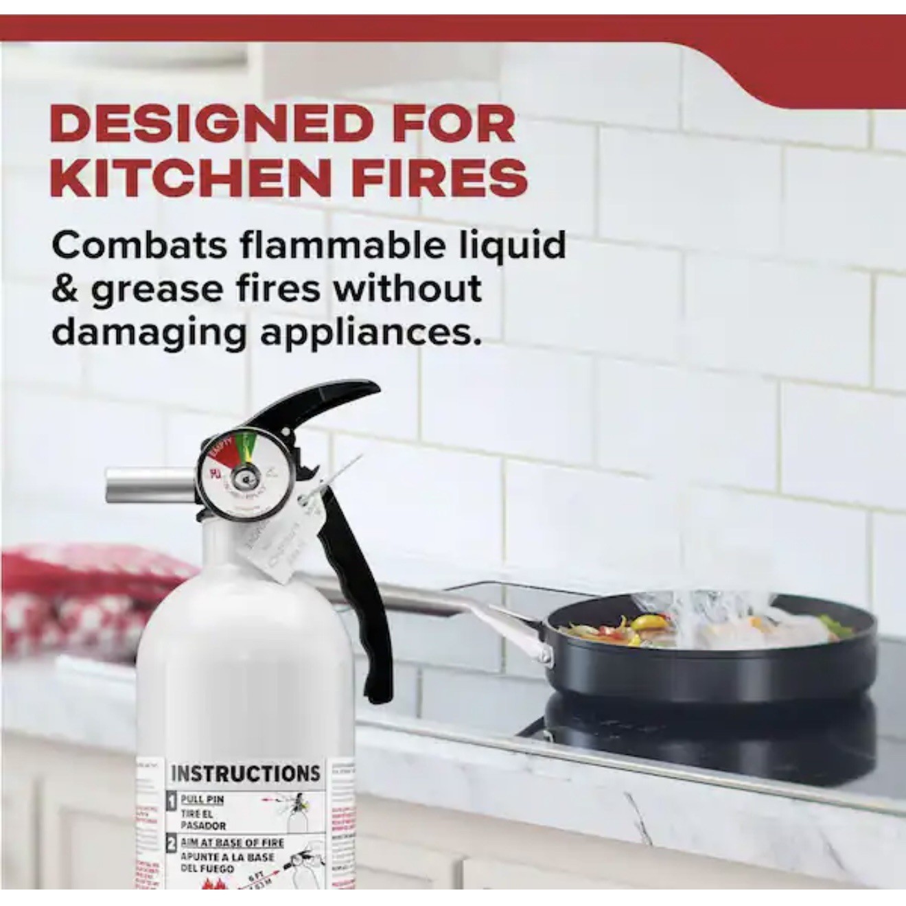 3x NEW Kidde 2-Pack | 1-A:10-B:C Recreation & 10-B:C Kitchen Fire Extinguisher