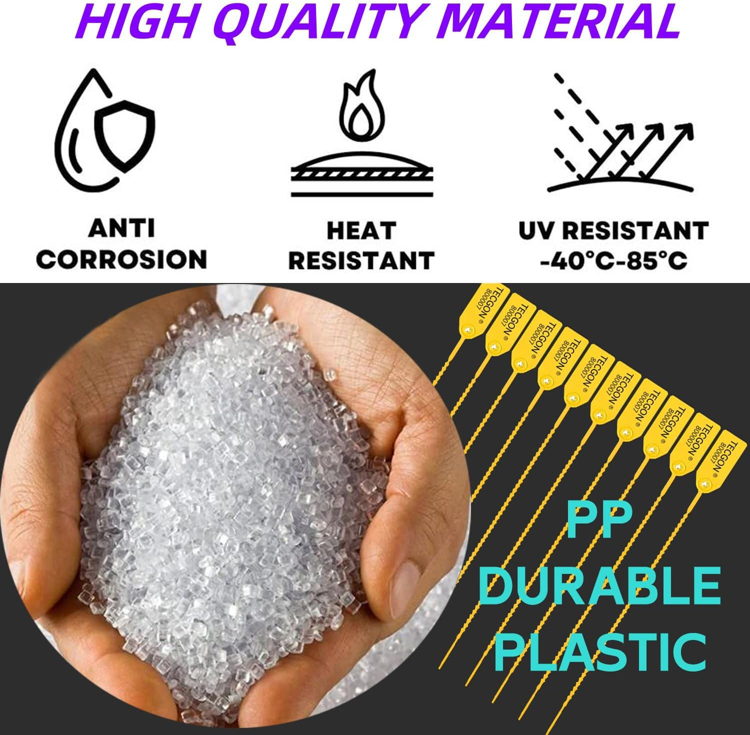 1000 Pack Plastic Tamper Seals Fire Extinguisher Tags Security Tags Seals Safety