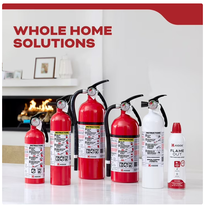 (2 pack) Kidde Basic Fire Extinguisher for Home, Residential 1A10BC