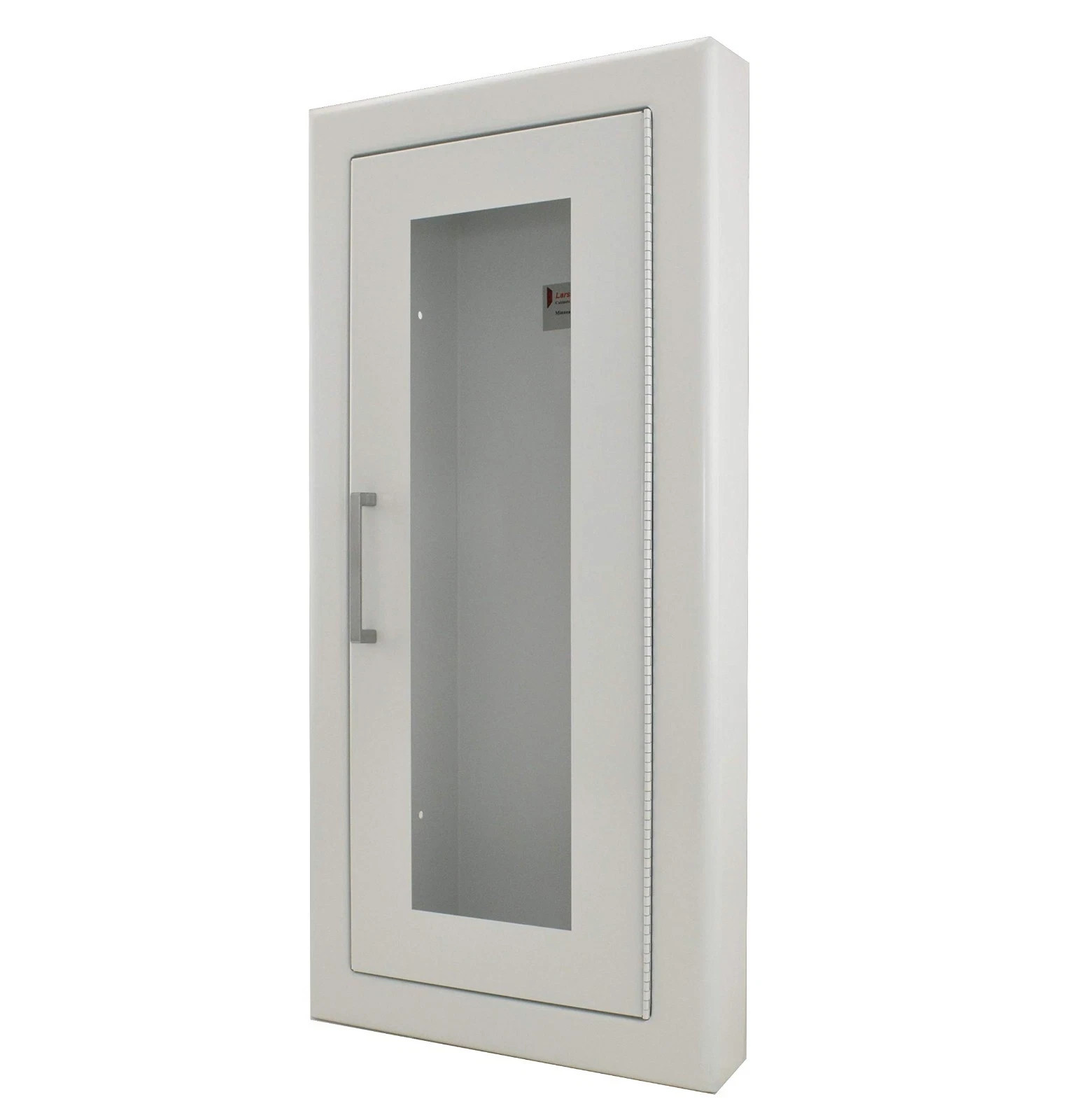 Semi Recessed Fire Extinguisher Cabinet Architectural Style 24096R-FG