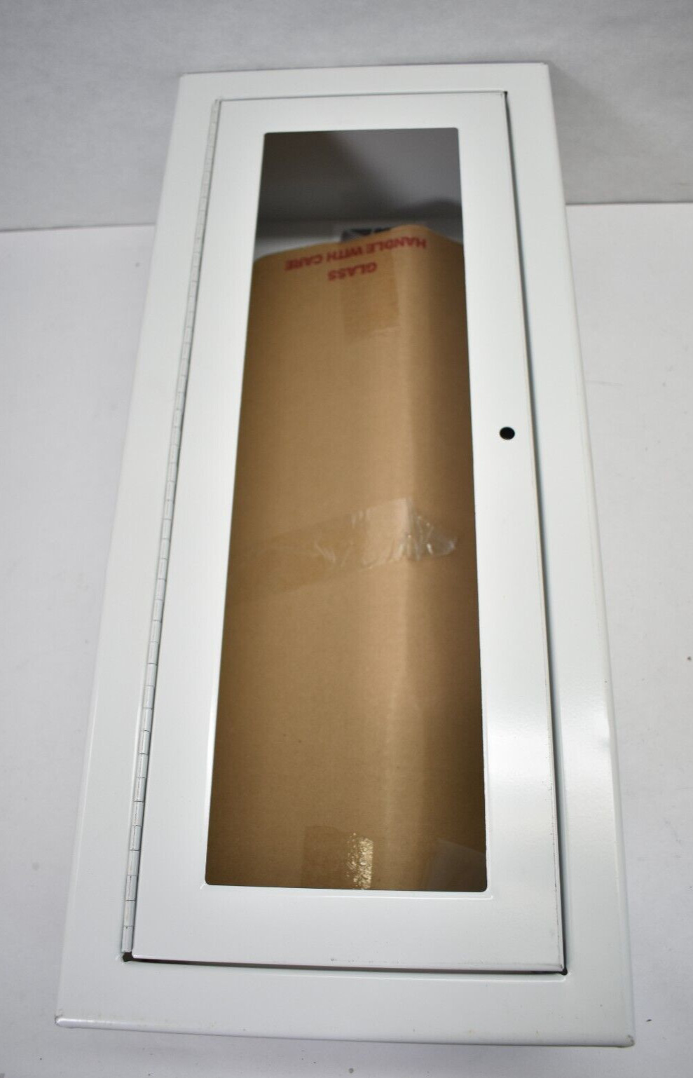 Potter Roemer Fire Extinguisher Cabinet Vertical Temp Glass Window Recessed