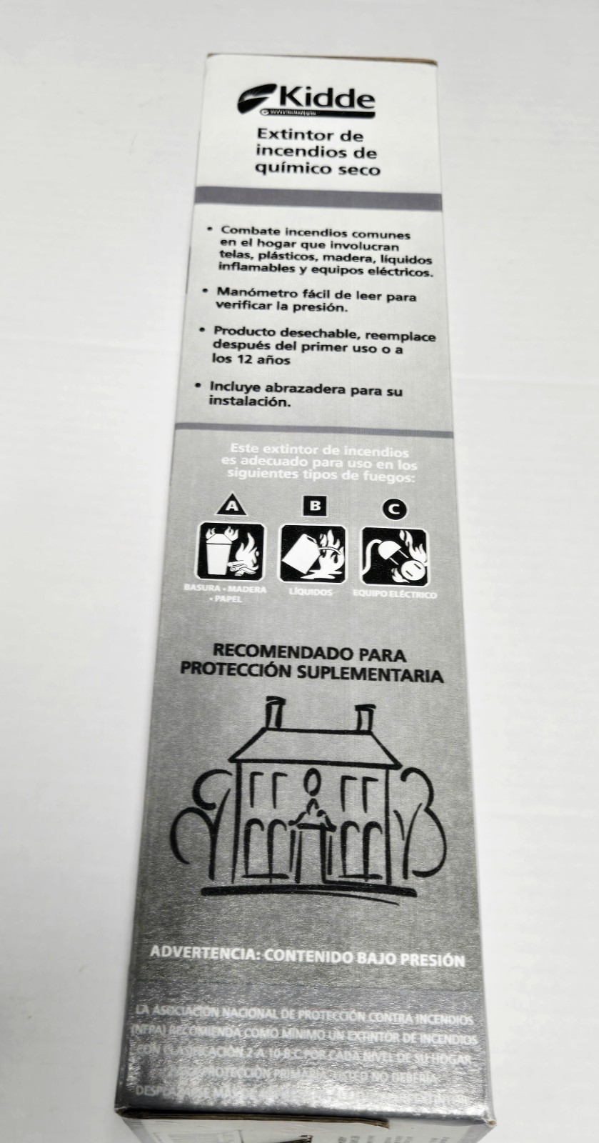 Kidde Fire Extinguisher 1A10BC Dry Chemical Home Safety 2 Pack New UL Listed