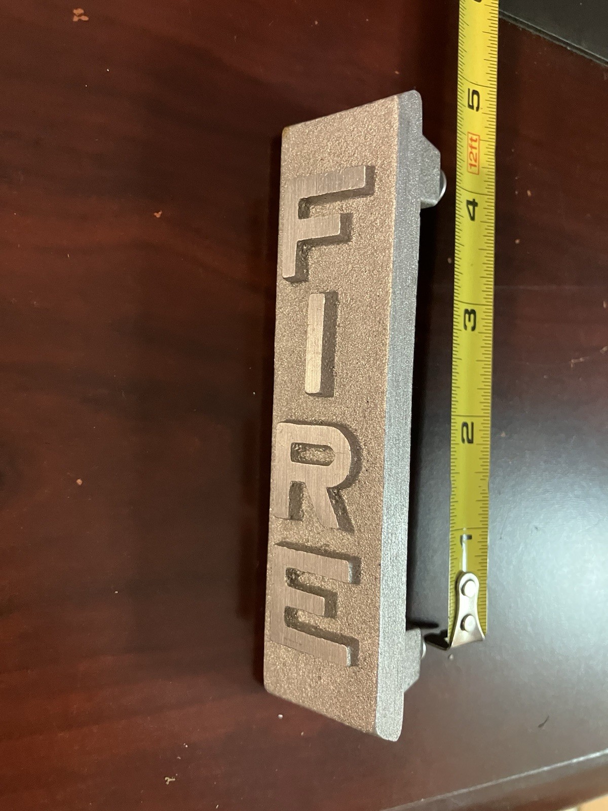 JL Futra Surface Mount Cast Aluminum FIRE Box Handle – 4″ Center Screw Holes
