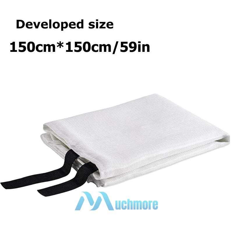 Large 59″x59″ Fire Blanket Fireproof Home Kitchen Office Car Emergency Safety