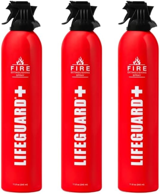 LIFEGUARD Aerosol Fire Extinguisher Spray – Non-Toxic, Eco-Friendly Fire Suppres