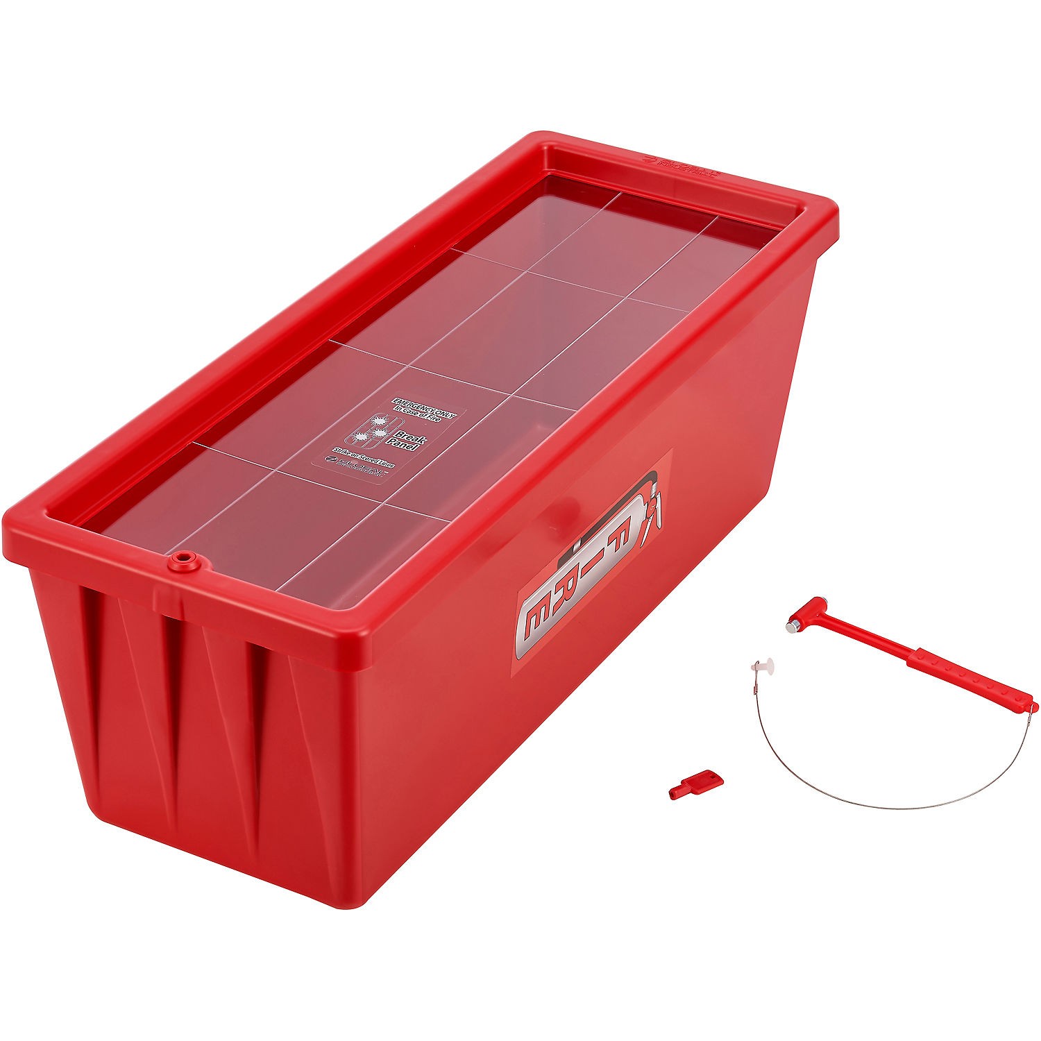 Global Industrial Plastic Fire Extinguisher Cabinet Fits 2-1/2 – 5 lbs. Red
