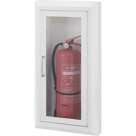 Industrial Fire Extinguisher Cabinet Semi-Recessed Fits 10 Lbs. Industrial
