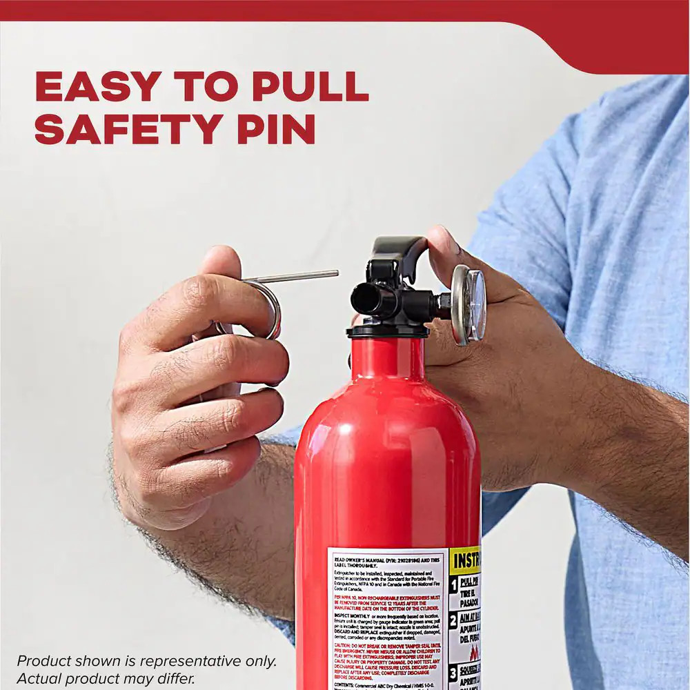 Home and Workshop 5-B:C Class BC 2 Lb. Fire Extinguisher, KD57-5BC Free Shipping