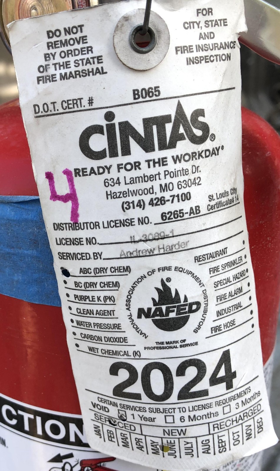 Dry Chemical 10lb Fire Extinguisher Amerex B456 – #4