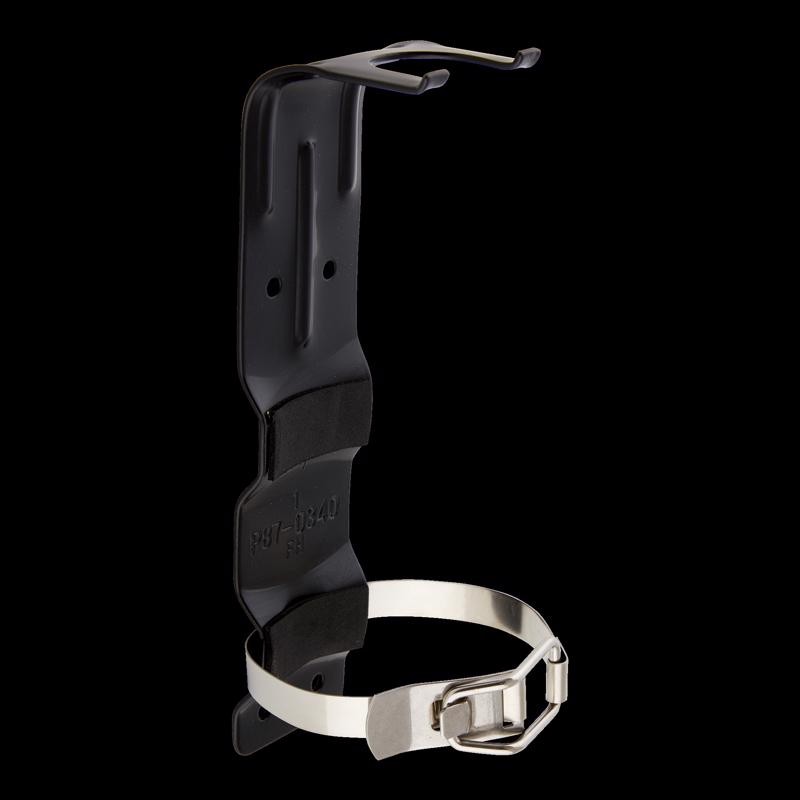 First Alert Black Steel Fire Extinguisher Wall Mount Bracket 2.5 lb