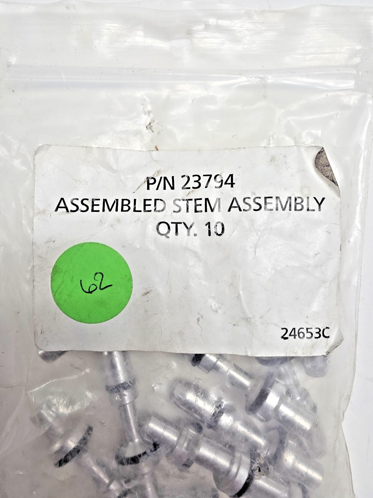 Bag of 10, 23794 OSV100 Aluminum Plunger Assembly For Extinguisher, New