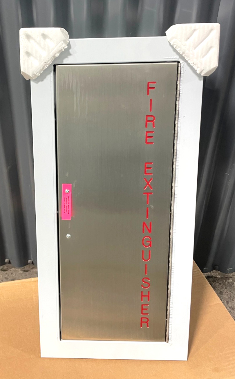 Larsen 2409-1F SMALL Metal Fire Extinguisher Cabinet 24″x9.5″x5.5″ Internal Box