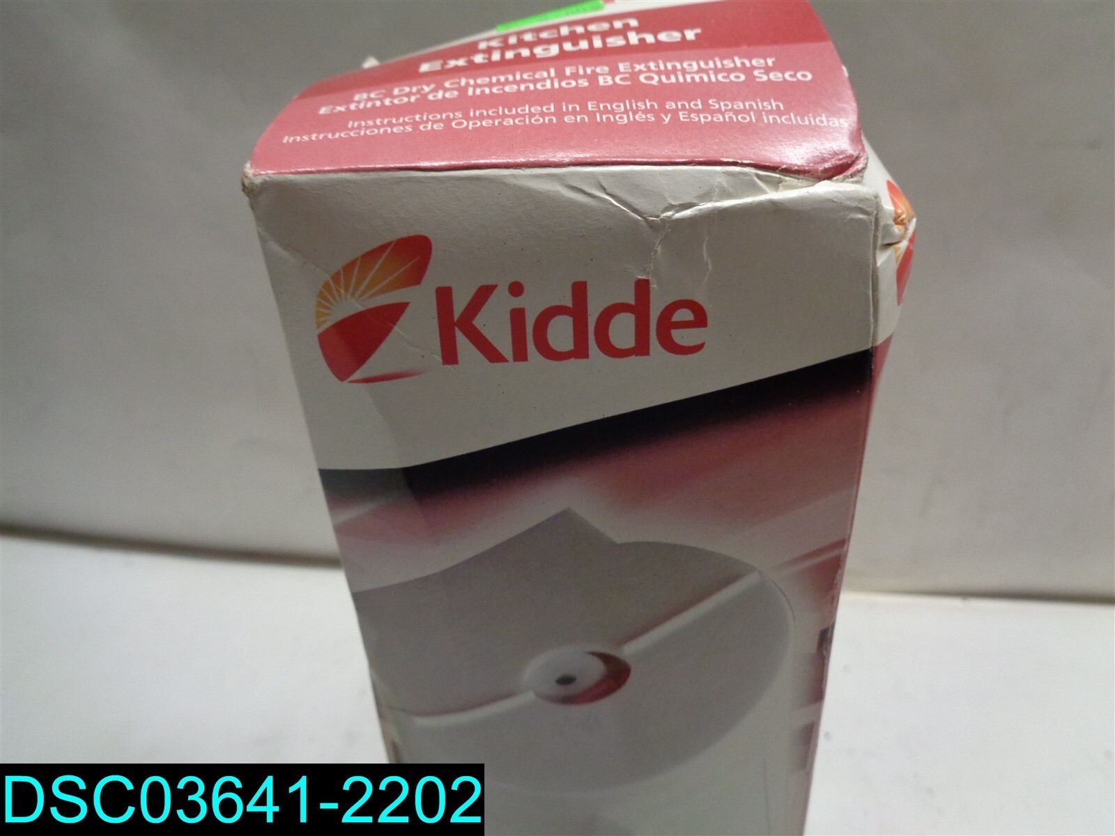 Kidde Fire Safety Carrier 21006206K KK2 1 lb BC w/Shroud(Disposable)047871401307
