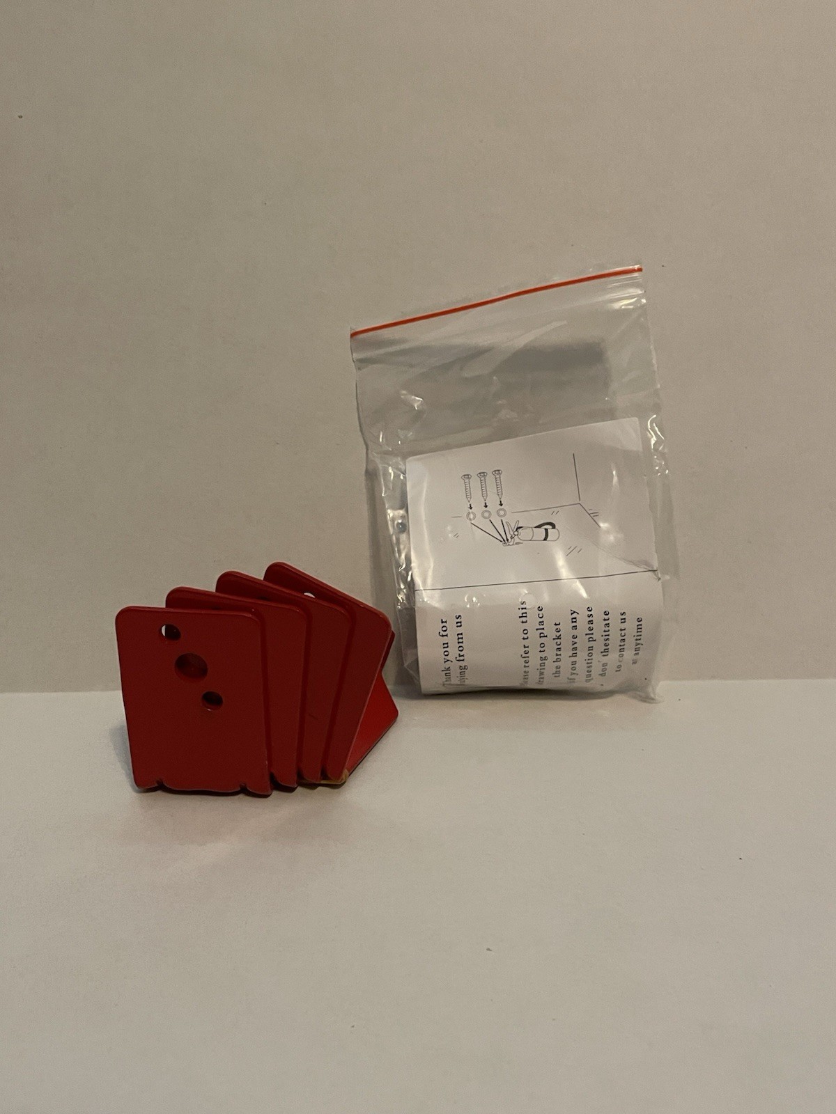 4 Pack Of Metal Fire Extinguisher Hangers With Hardware