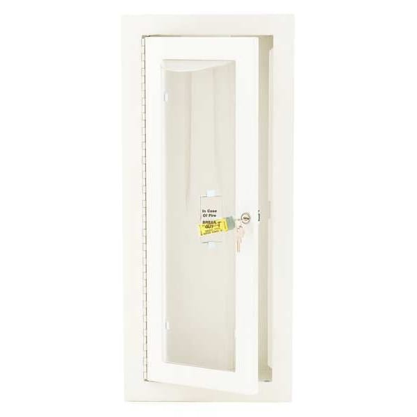 Loma 7322-Bb Fire Extinguisher Cabinet, Semi Recessed, 26 3/4 In Height, 10 Lb
