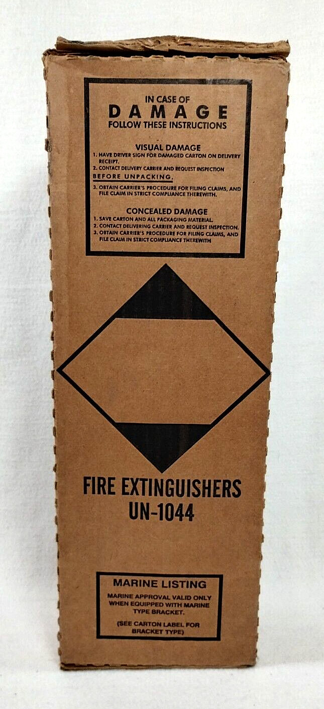 AMEREX B417T Fire Extinguisher, Class ABC 2.5 LB (AL VLV with Marine Bracket)