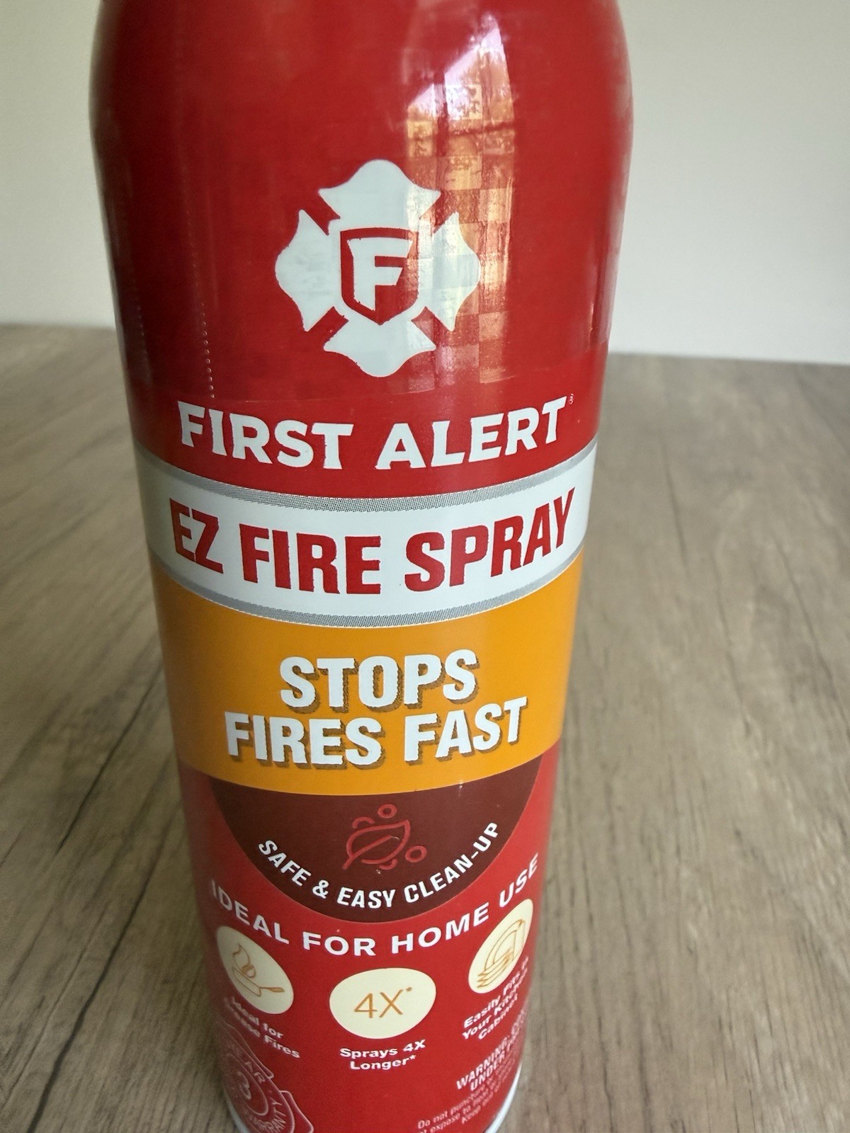 NEW First Alert EZ Fire Spray 14 OZ Stops Fires Fast Exp 03/28/27