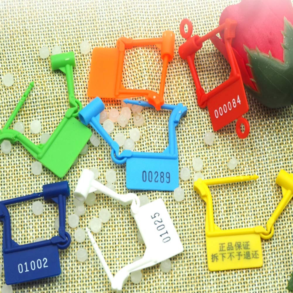 Disposable Plastic Padlock 50 Pcs Luggage Security Padlock Seals Numbered