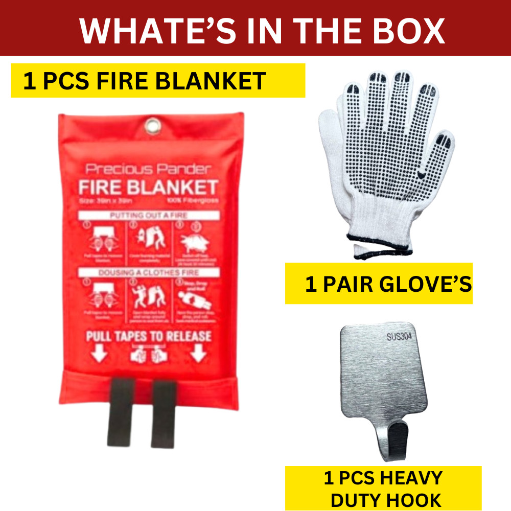 Fire Blanket – Premium Home Fire Emergency Extinguisher Blankets – Wholesale