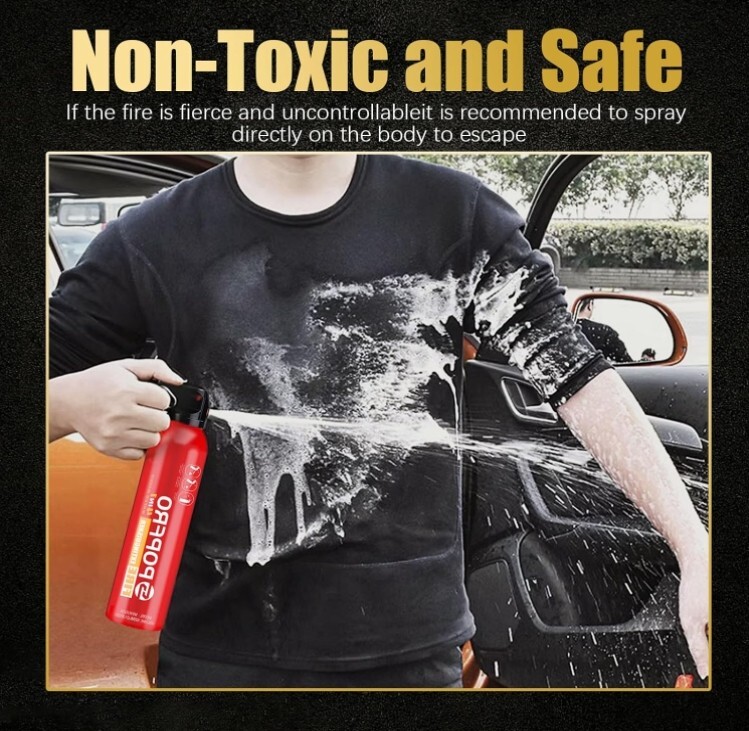 Fire Extinguisher home Car Mini fire Small kitchen wall mount bracket race Spray