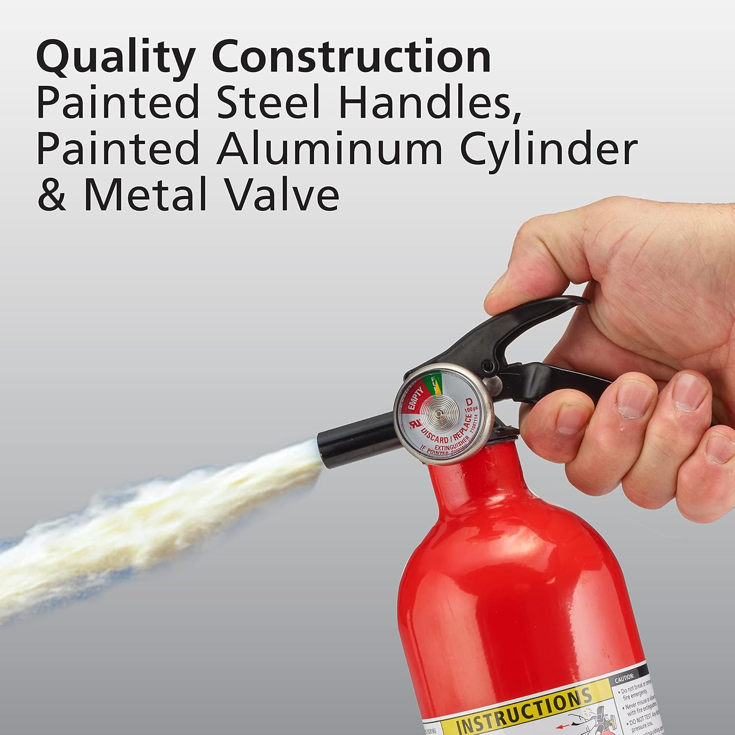 Kidde Fire Extinguisher for Home, 1-A:10-B:C, Dry Chemical Extinguisher, Red, Mo