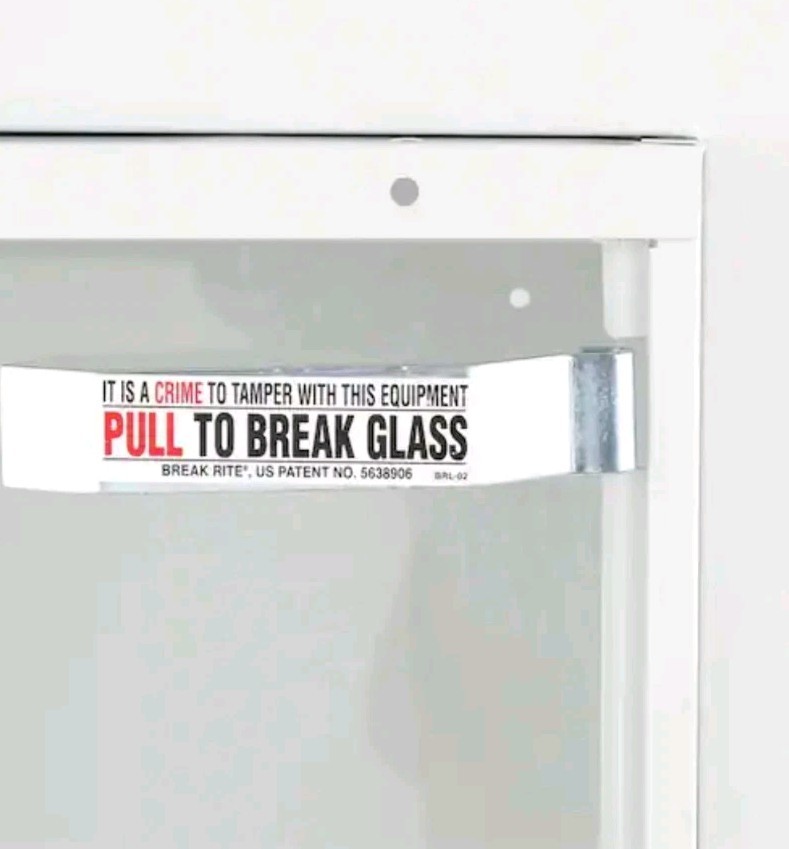 468044 Potter Roemer Semi-Recessed 5-Pound Fire Extinguisher Cabinet