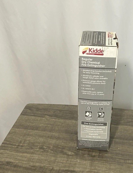 KIDDE ~ KITCHEN FIRE EXTINGUISHER ~ EASY MOUNT BRACKET ~ RESSP ~ DRY CHEMICAL