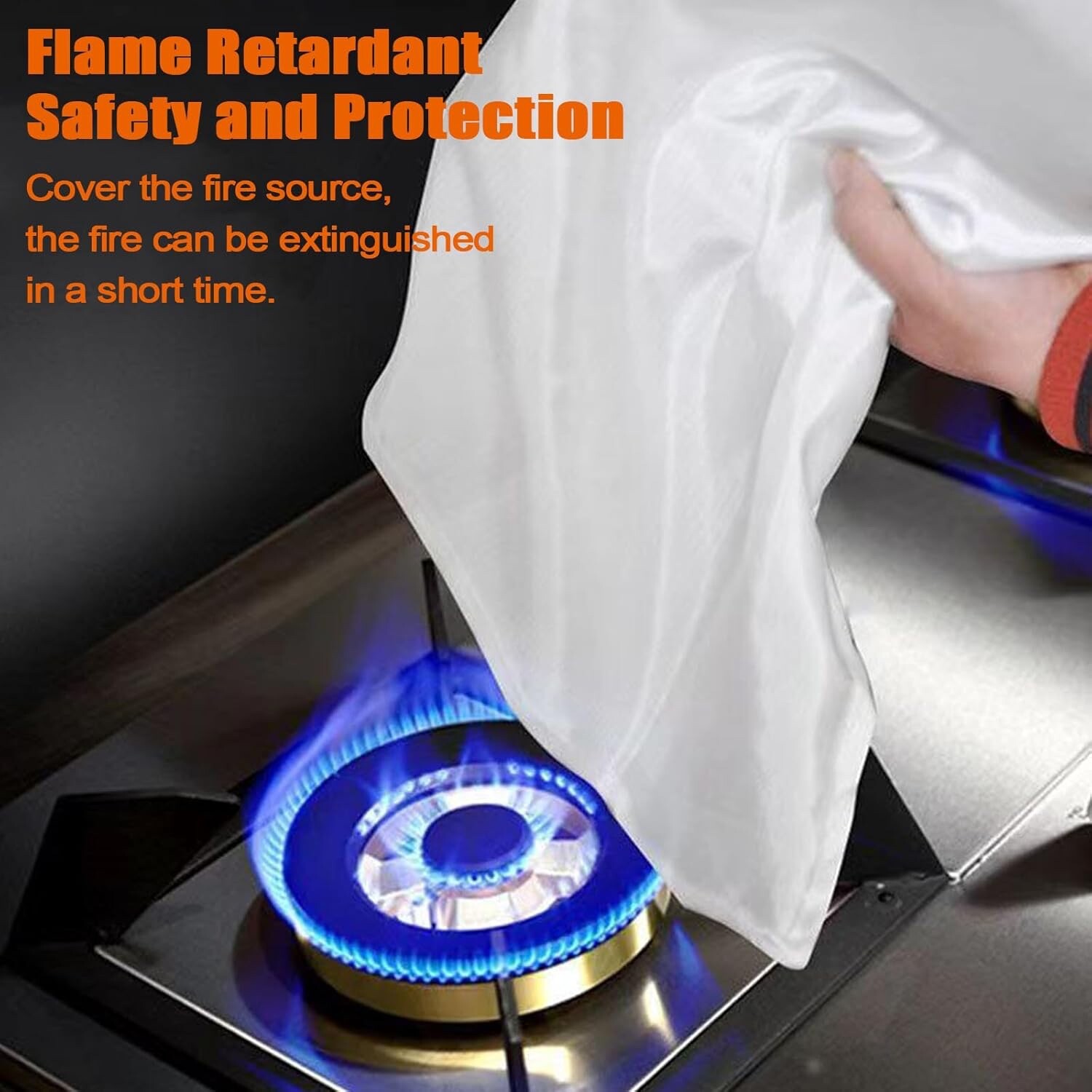 Fire Blanket for Home Safety, 1 Pack Emergency Fire Suppression Blankets