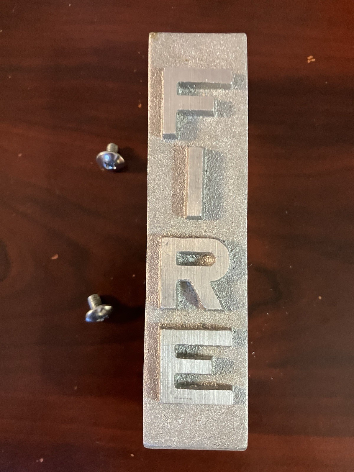 JL Futra Surface Mount Cast Aluminum FIRE Box Handle – 4″ Center Screw Holes