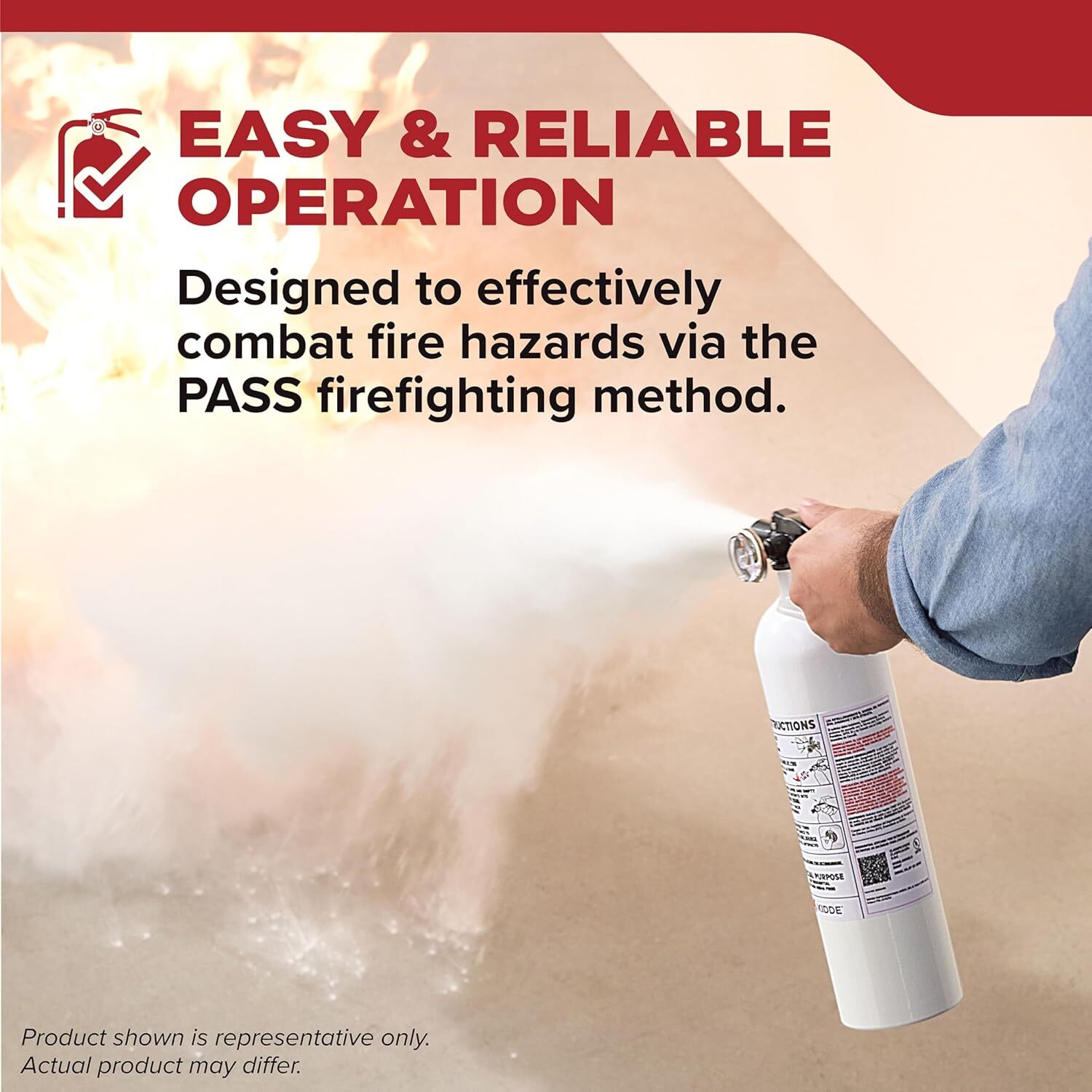 Kidde Fire Extinguisher 3.9Lb 10-B:C For Car Truck Auto Marine Boat Dry 100PSI!