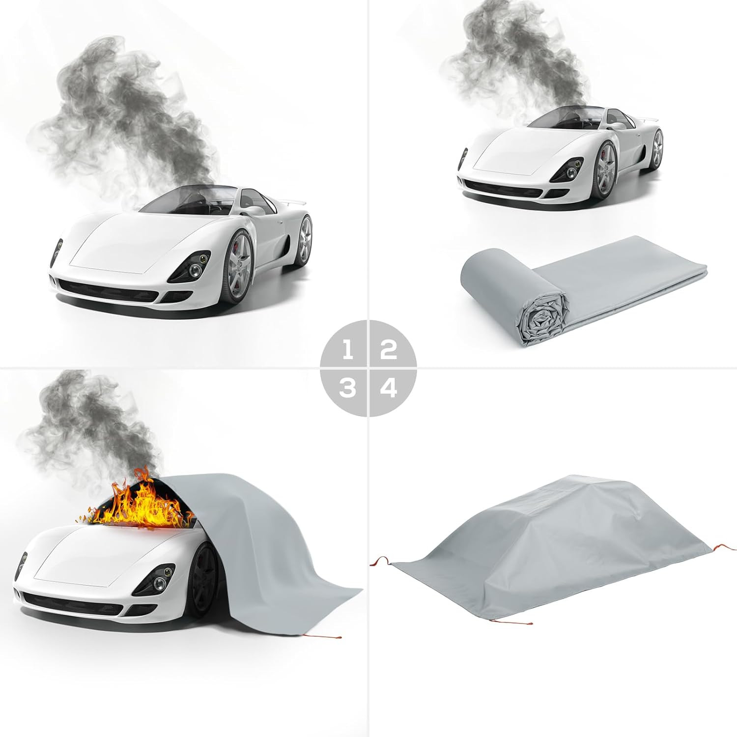 Extra Large Fireproof Car Blanket – 20ft x 30ft for Ultimate Vehicle Safety
