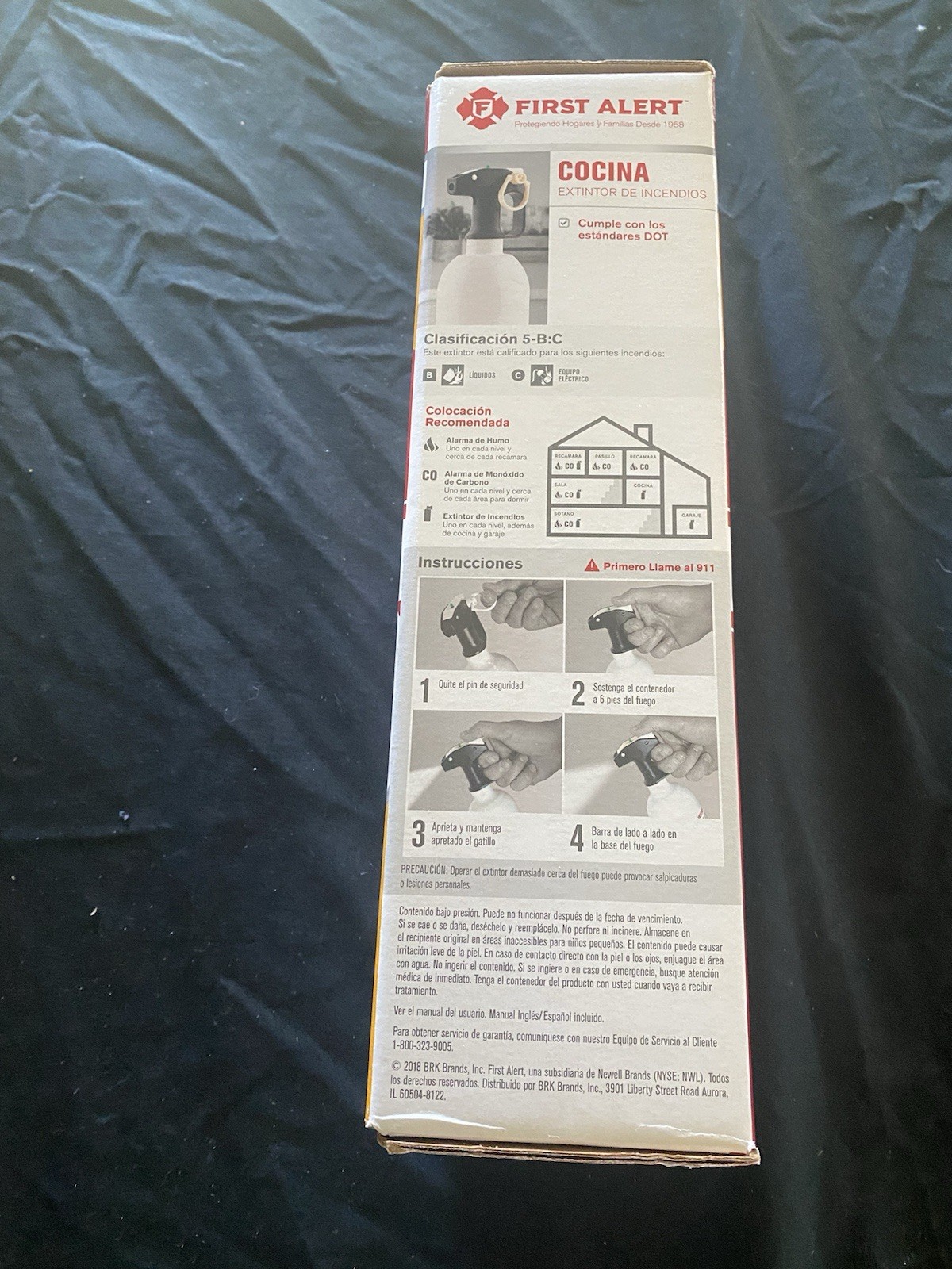 FIRST ALERT KITCHEN 5 FIRE EXTINGUISHER – #KFE2S5 New Open Box