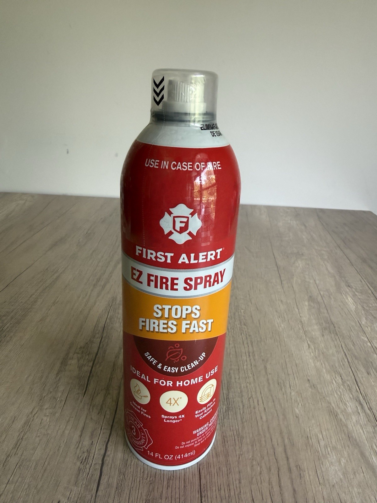NEW First Alert EZ Fire Spray 14 OZ Stops Fires Fast Exp 03/28/27