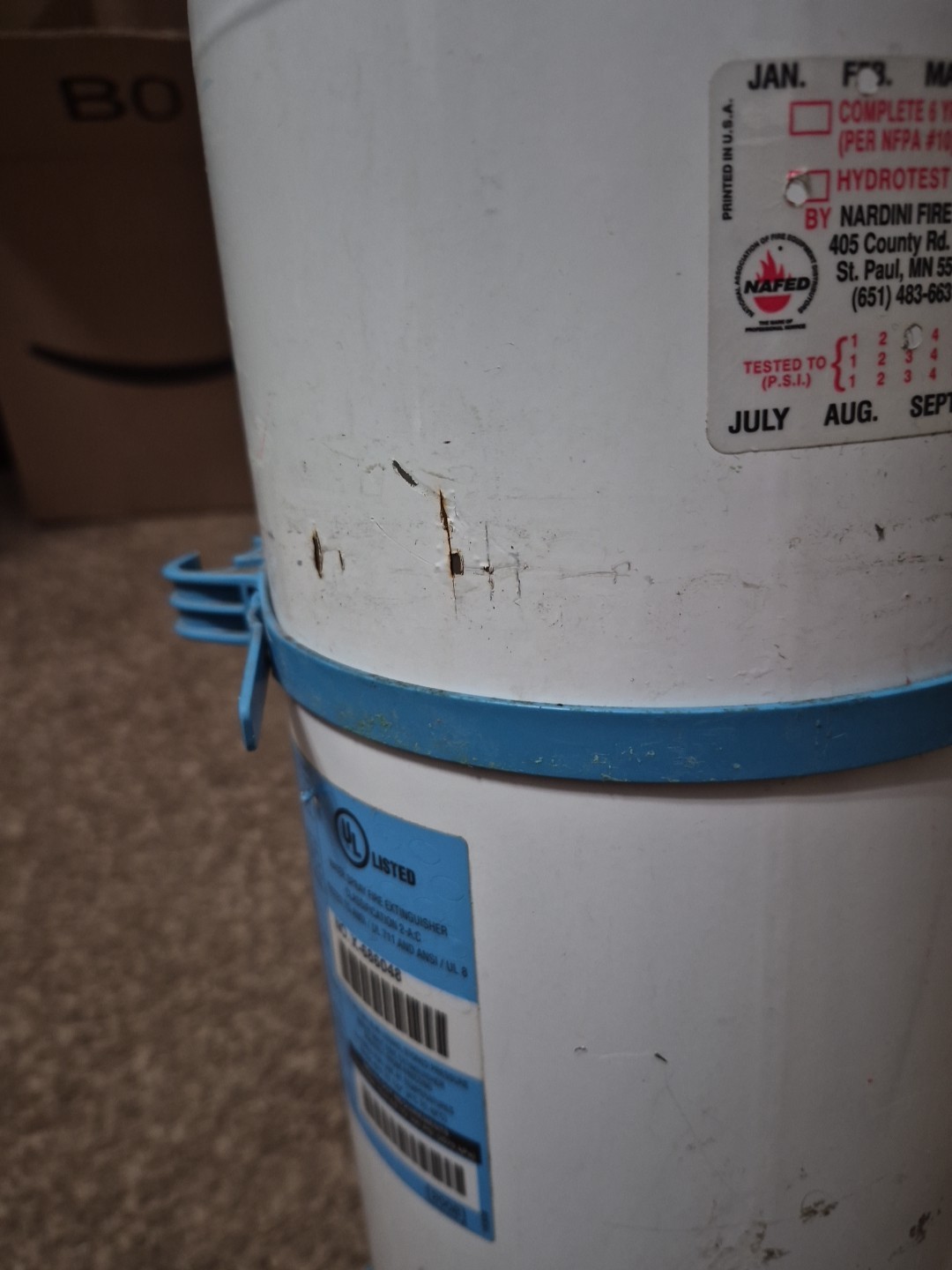 Amerex C272 2.5 Gal Water Mist Fire Extinguisher – 2A:C MRI Safe
