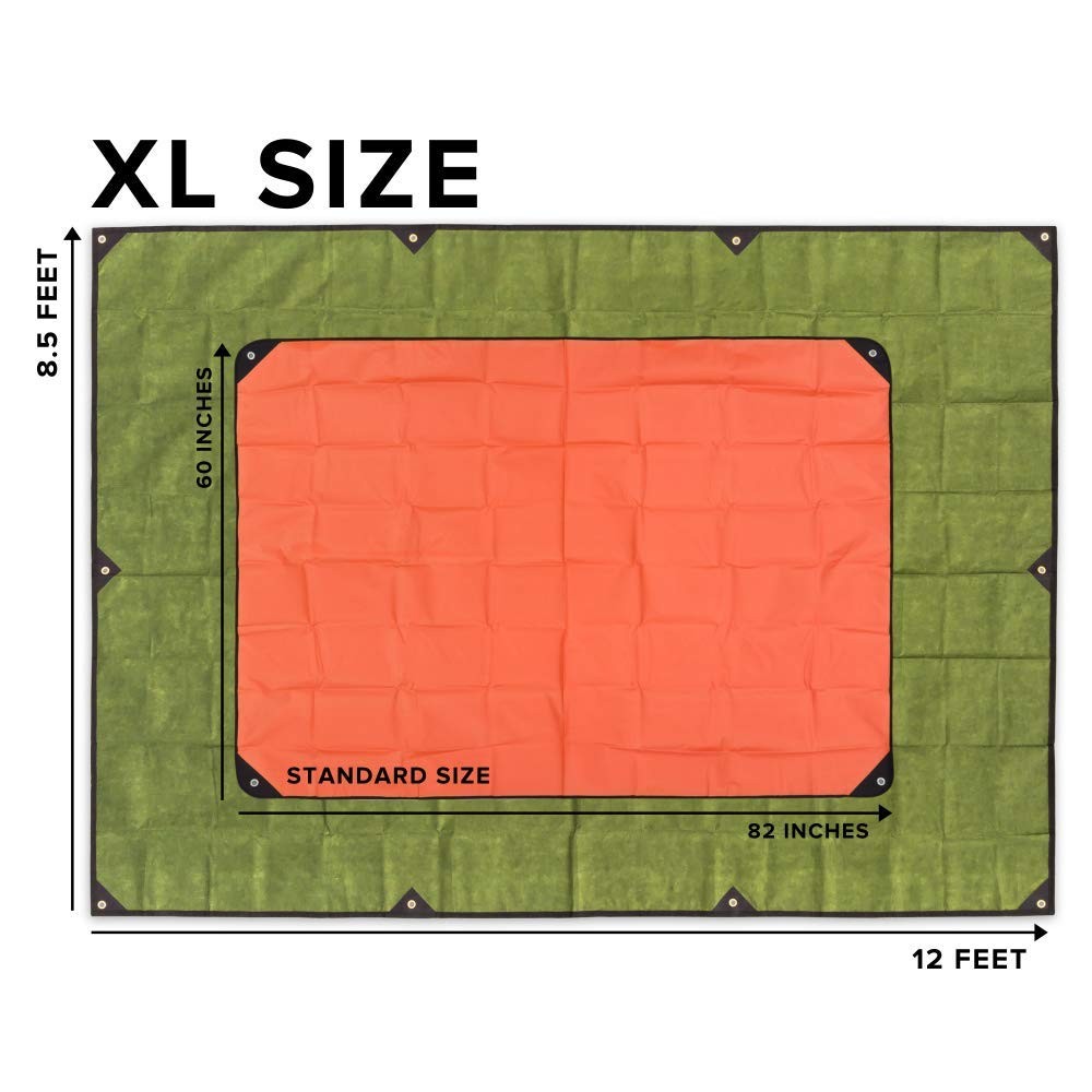 Xl Heavy Duty Survival Blanket “ Insulated Reflective Thermal Camping Tarp 8.5 F