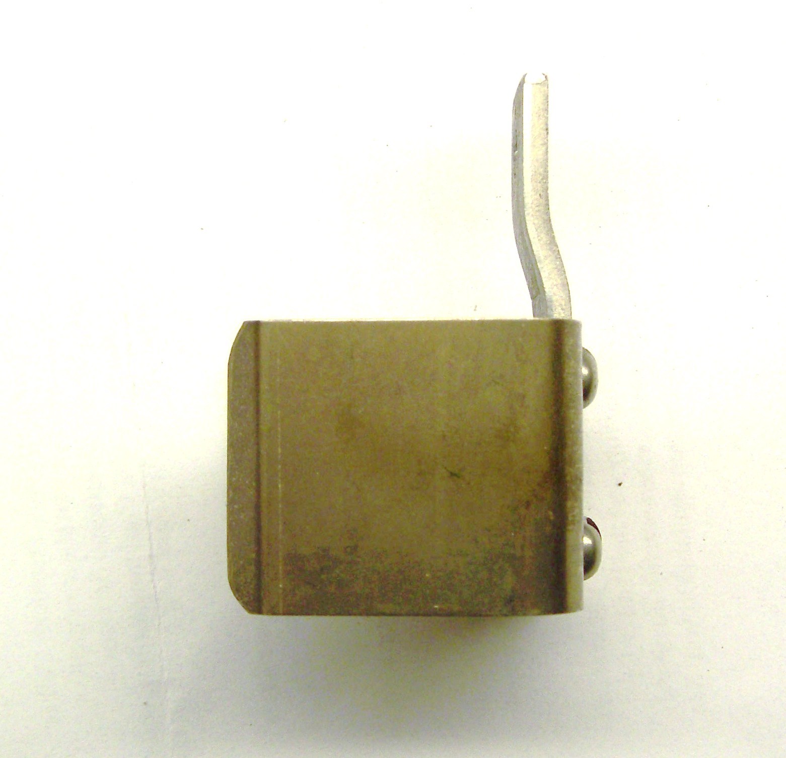 FIRE EXTINGUISHER NOS SS SPRING CLIP BRACKET 1-7/8″ L 1-1//8″ W 1-1/4″ D 1/4″PIN