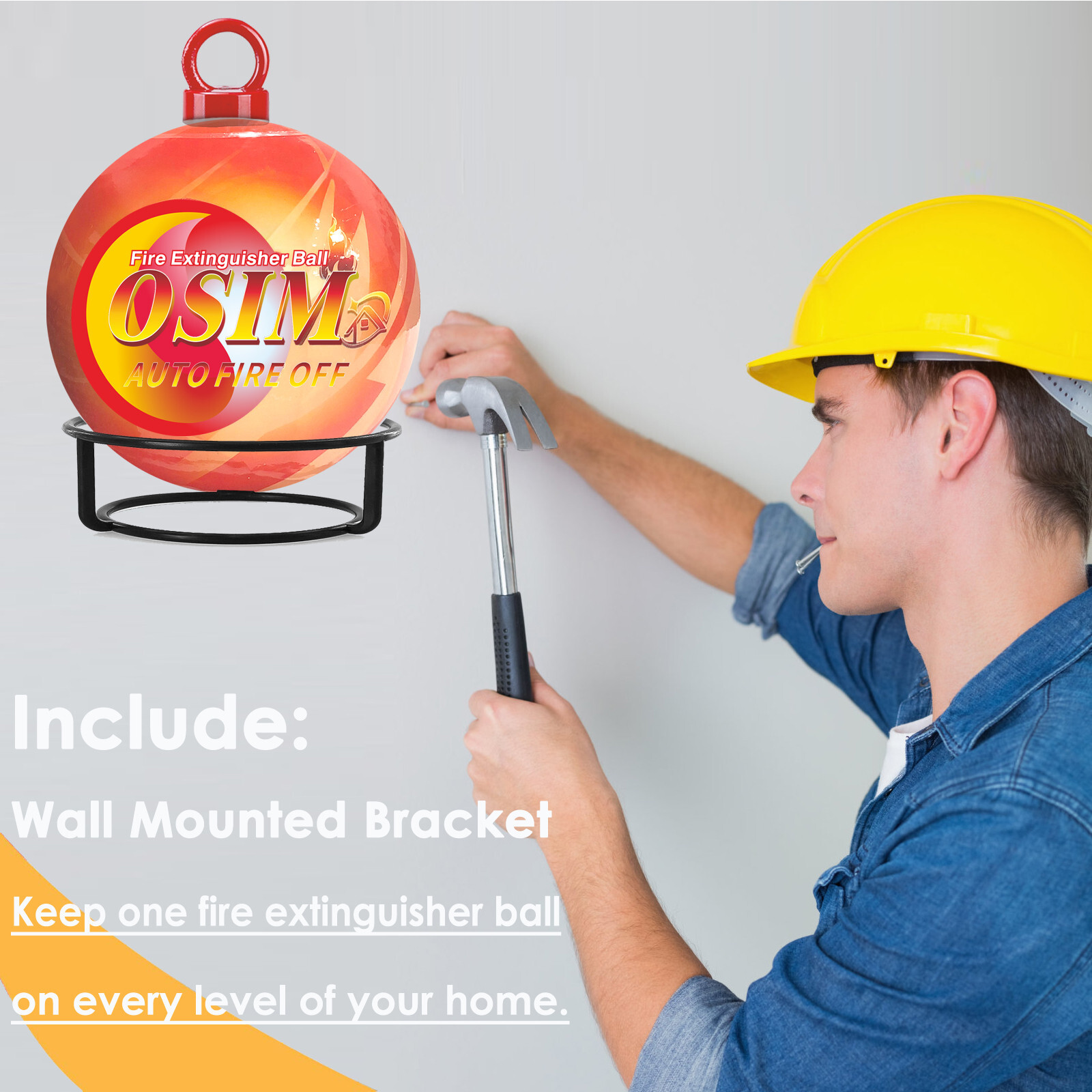 Self-Exciting Fire Extinguisher ball for Kitchen Car Electric Box Garage house