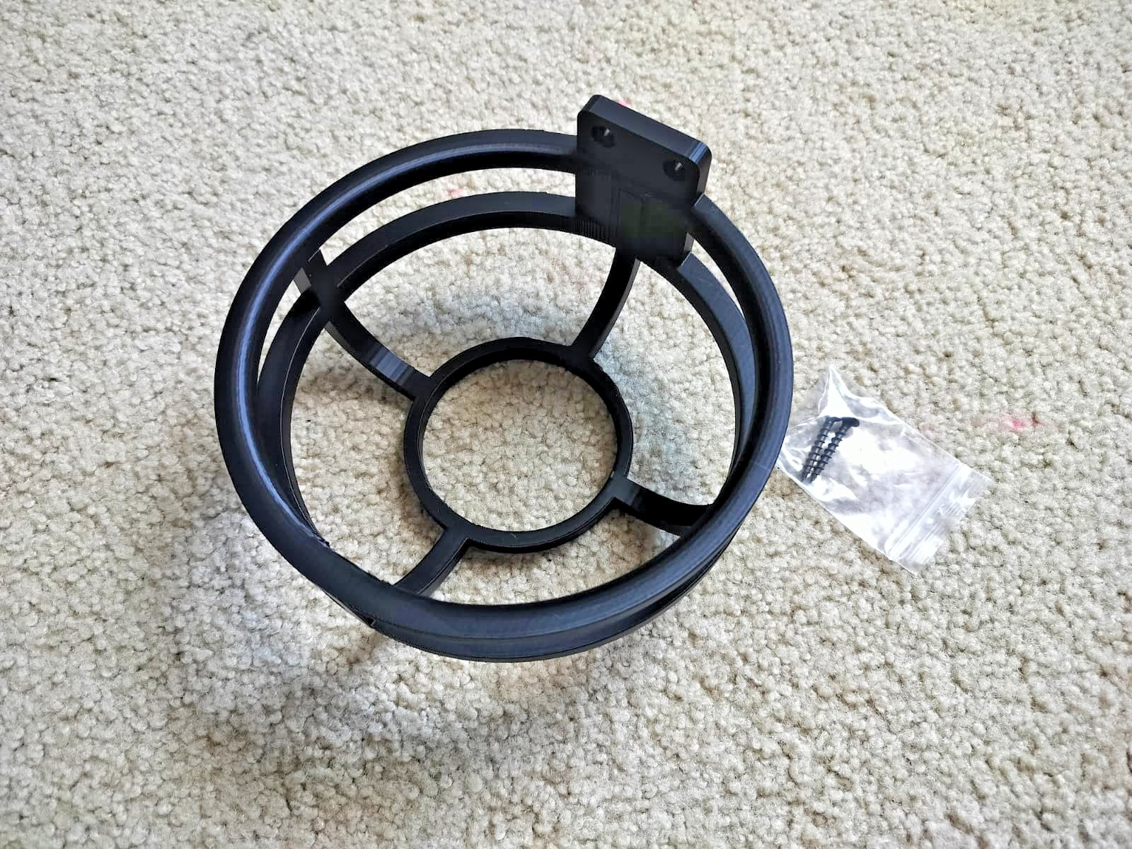 Fire Ball Extinguisher Wall Mount Bracket w/ Screws *BLACK*