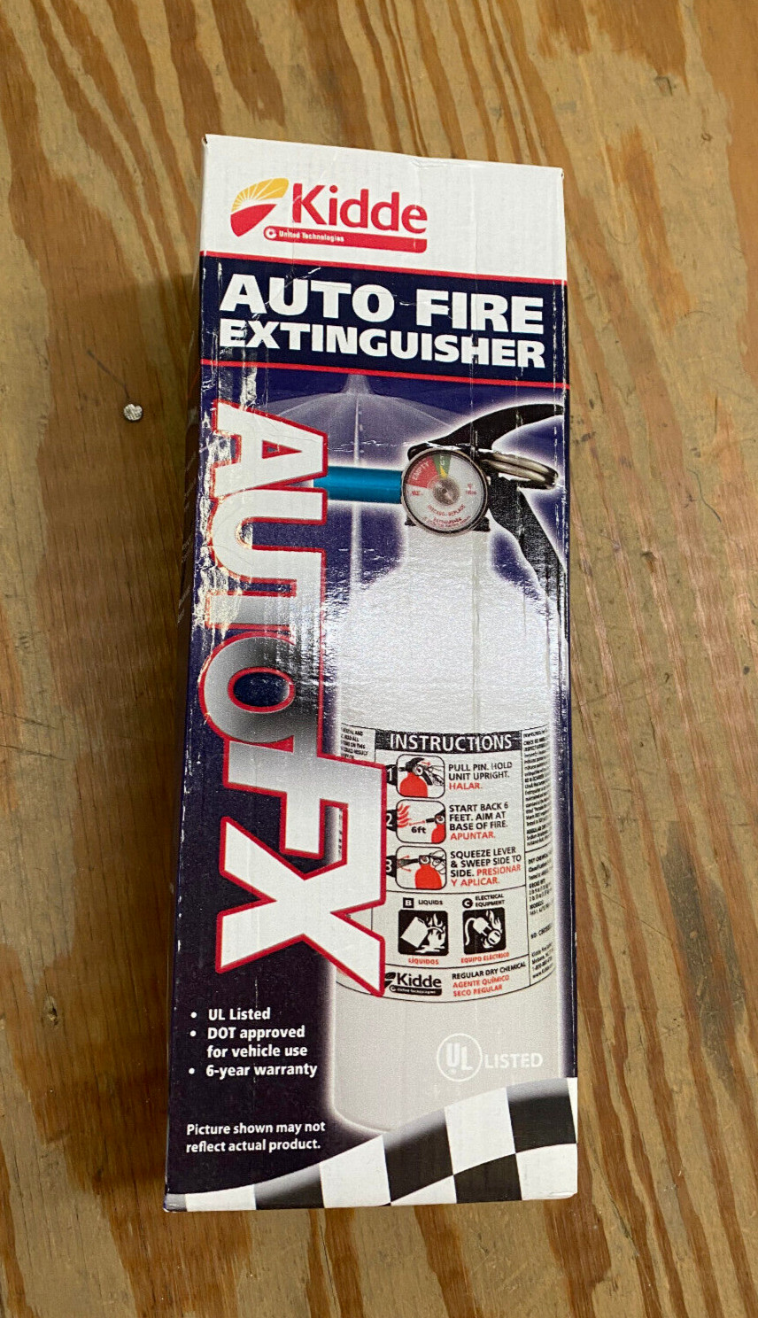 Kidde Auto Fire Extinguisher, Model: FX5 II