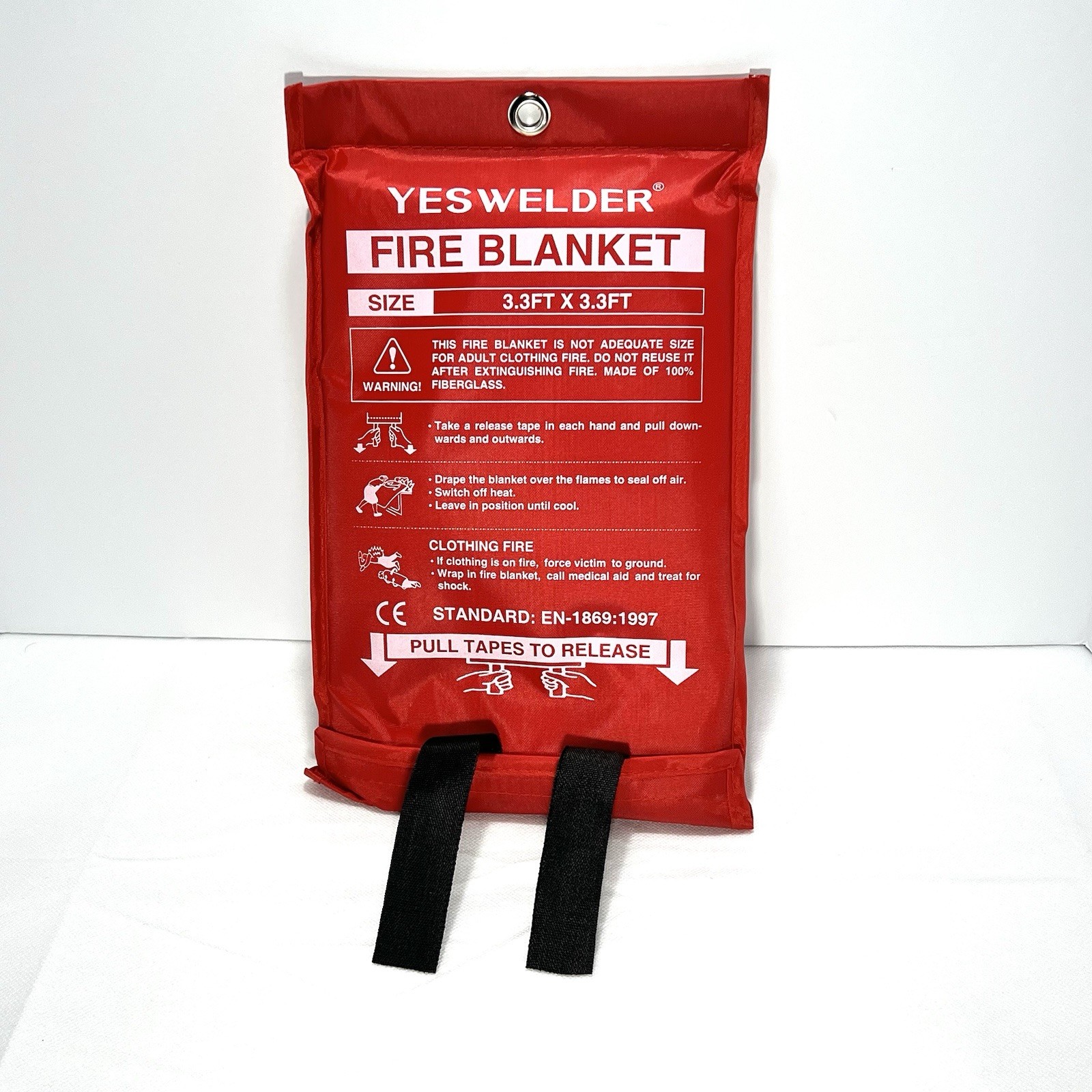 4 PACK FIRE BLANKET Fiberglass Emergency Home Retardant Prepared 39”x39” Fire