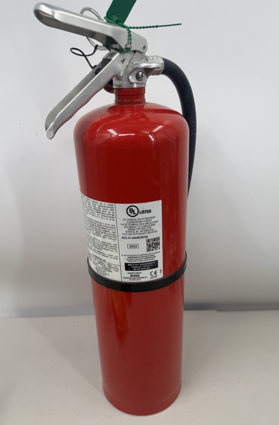Fire Extinguisher 10Lb ABC Fire Extinguisher Amerex B456 2022 Bracket Safety
